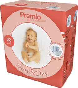 Confezione di pannolini baby